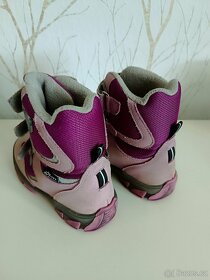 Dětské zdravotní zimní boty s membránou - růžové, vel. 30 - 2