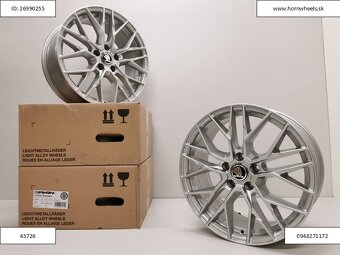 7,5J R17 5x112 ET47 Škoda Superb, Karoq alu disky 1226 - 2