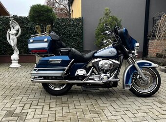 Harley - Davidson, modrá Electra Glide Classic 88´ inch. - 2