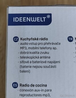 Kuchyňské rádio (Ideenwelt) - 2