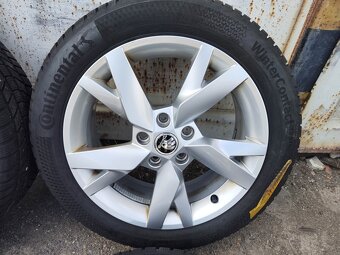 17"zimní alu sada Lyra 5x112 origo Škoda Octavia 4 Golf 8 - 2