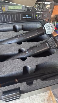Shure UHF profesionálny mikrofónový set + rozbočovač + antén - 2