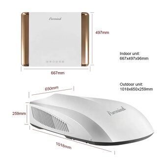 Stresní klimatizace Puremind 220 V 12000 BTU + Kuření - 2
