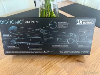 Žehlička na vlasy Bio Ionic One Pass Styling Iron 1,5" - 2