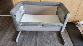 Dětská houpací postýlka s kolečky Joie Roomie Glide Foggy Gr - 2