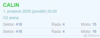 Calin 1.12.2025 - Praha - 2