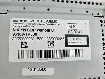 KIA CEED FACELIFT 2009 - 2012 CD MP3 - 96160-1P000 - KIA YN - 2