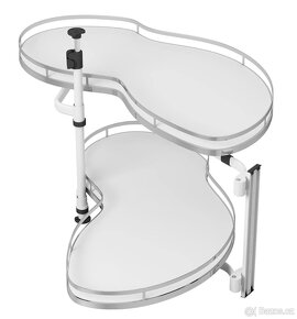 Otočný výsuvný organizér do kuchyně - PRAVÁ - 2