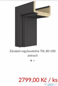 1x Dveře +obložky 70L - 2