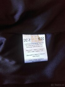 Bunda z opravdové kůže světlá vel. 36 - 2