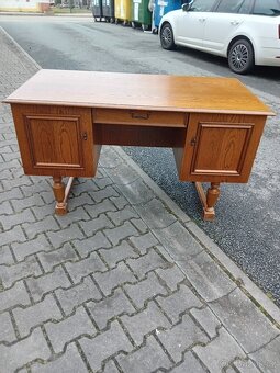 psací stůl, dub rustik - 2