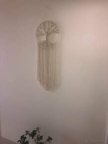 Strom života - macrame - 2
