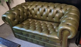 Prodám koženou dvousedacku Chesterfield - 2
