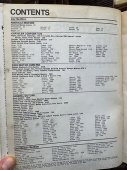 Montážní manualy na americké vozy 1974-1981 - 2