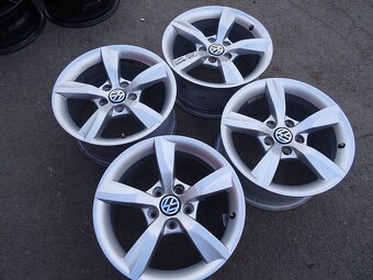 Alu disky origo VW, Škoda, 16", 5x112, ET 37, šíře 7,5J - 2