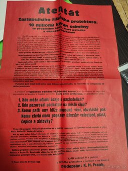 Protektorát - faksimile Atentát na R. Heydricha - 2