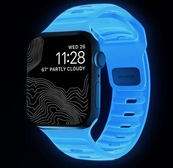 Řemínek Nomad Sport Strap Ice Blue Glow pro Apple Watch - 2