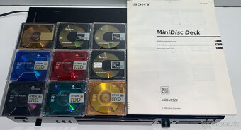 SONY MDS-JE520 Stereo Minidisc Deck/Recorder - 2