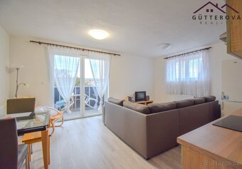 Pronájem bytu 1+kk, 36 m2 s balkónem a parkovacím stáním - H - 2