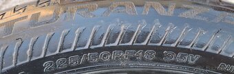 225/50r18 95v bridgestone turanza run flat letni nejeté pneu - 2