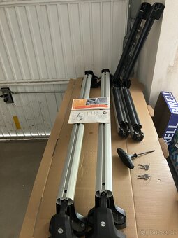 Prodám základní nosič + nosič na lyže - 2