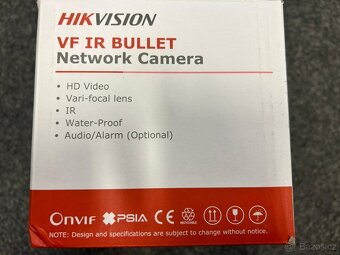 Venkovní bullet IP kamera, TD/N, HD1080p, 2MP, MZVF, 2.8-12m - 2