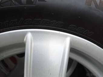 Alu kola + zimní pneu 5x114,3 215/65 R16 - 2