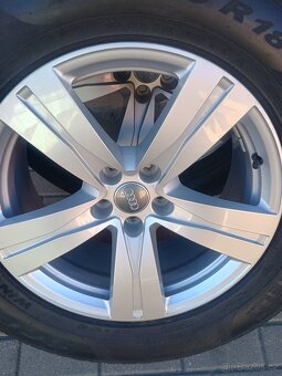 AUDI Q7 ET25 Zimní sada 255 60 18 zánovní 5x112 - 2
