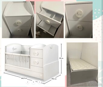 Rostoucí postýlka Čilek - 2