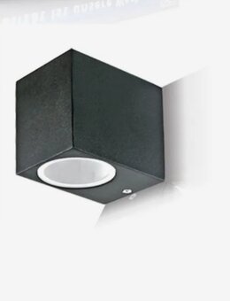 Venkovní nástěnné LED světlo antracit - 2