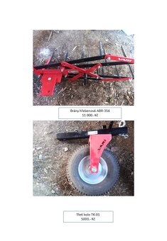 Prodám díly VARI Global+rotační kypřič - 2