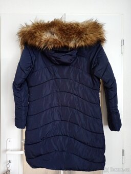 Dámský prošívaný péřový kabát - 2