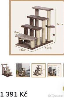 Škrabadlo pro kočky - schůdky - 2