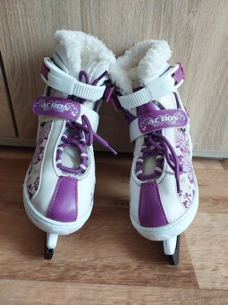 Dívčí zimní brusle - vel.29-32 - 2
