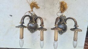 Zámecké rustikální lampičky. - 2