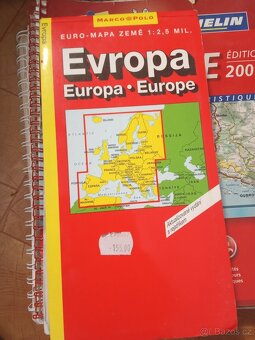 nekolik knih map po Evrope - 2