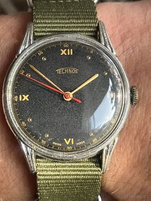 Hodinky Technos / vojenske / cerny cifernik - 2
