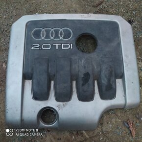 kryty motoru VW TDI, HTP,  vana kufru Fabia 2 - 2