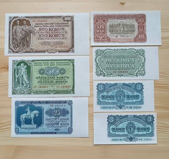Bankovky 1953,61 unc stav - 2