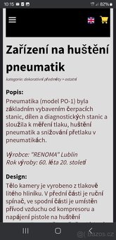 ZAŘÍZENÍ NA HUŠTĚNÍ PNEUMATIK - 2