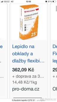 Flexibilní lepidlo C2TES1 - 2