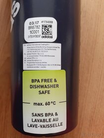 Sportovní lahev Adidas černá 0,5l - 2