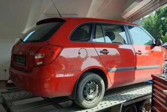 nd ze škoda fabia 2, 1.4.TSI 63kW, červená - 2