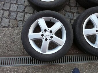 ALU KOLA + LETNÍ PNEU MERCEDES 205/55R16 - 2