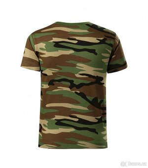 Triko dětské Malfini Camo - woodland - 2