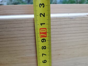 Dřevěné masivní dveře 70cm - 2