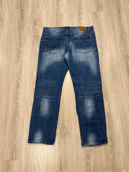 FIRETRAP 36 R XL PÁNSKÉ DENIM KRÁSNÉ DŽÍNY-RIFLE 🤩 - 2
