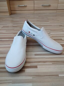 SPORTOVNÍ PLÁTĚNÉ TENISKY | BÍLÉ | TOMMY JEANS - 2