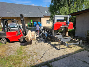 Prodám Mobilní pásovou pilu TP-600 , stav  pily jak Nové - 2