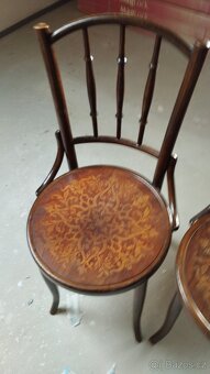 Starožitné židle Thonet - 4ks - 2